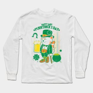 Purrtrick's day Long Sleeve T-Shirt